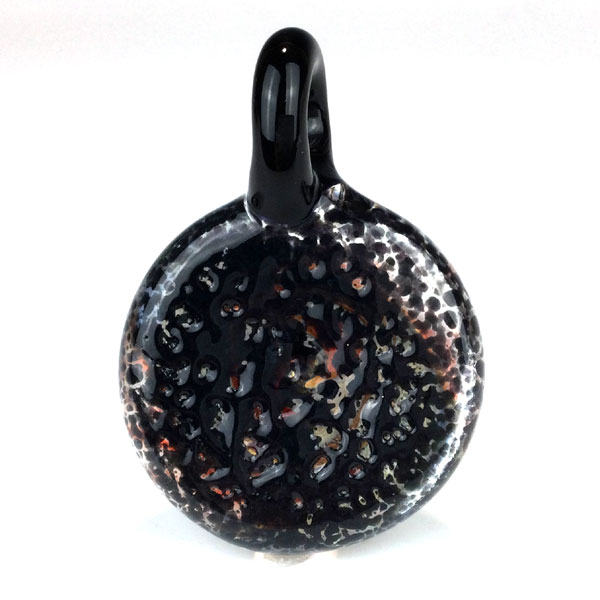 Green and Pink Wig-Wag Pendant by Bill Futer - Image 2